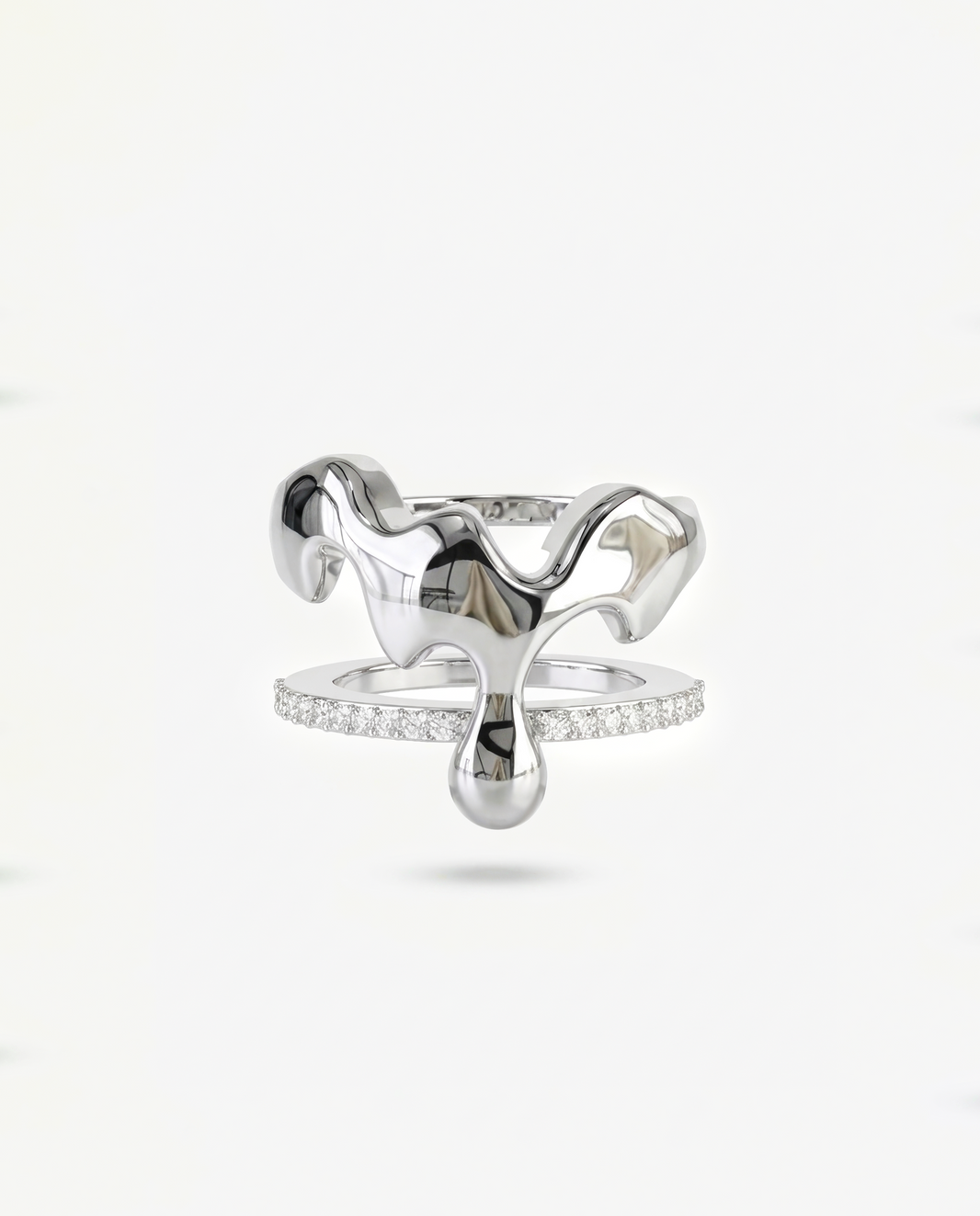 Drip Pavé Tech RIng Cover