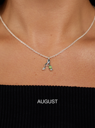 Birthstone Letter Necklace