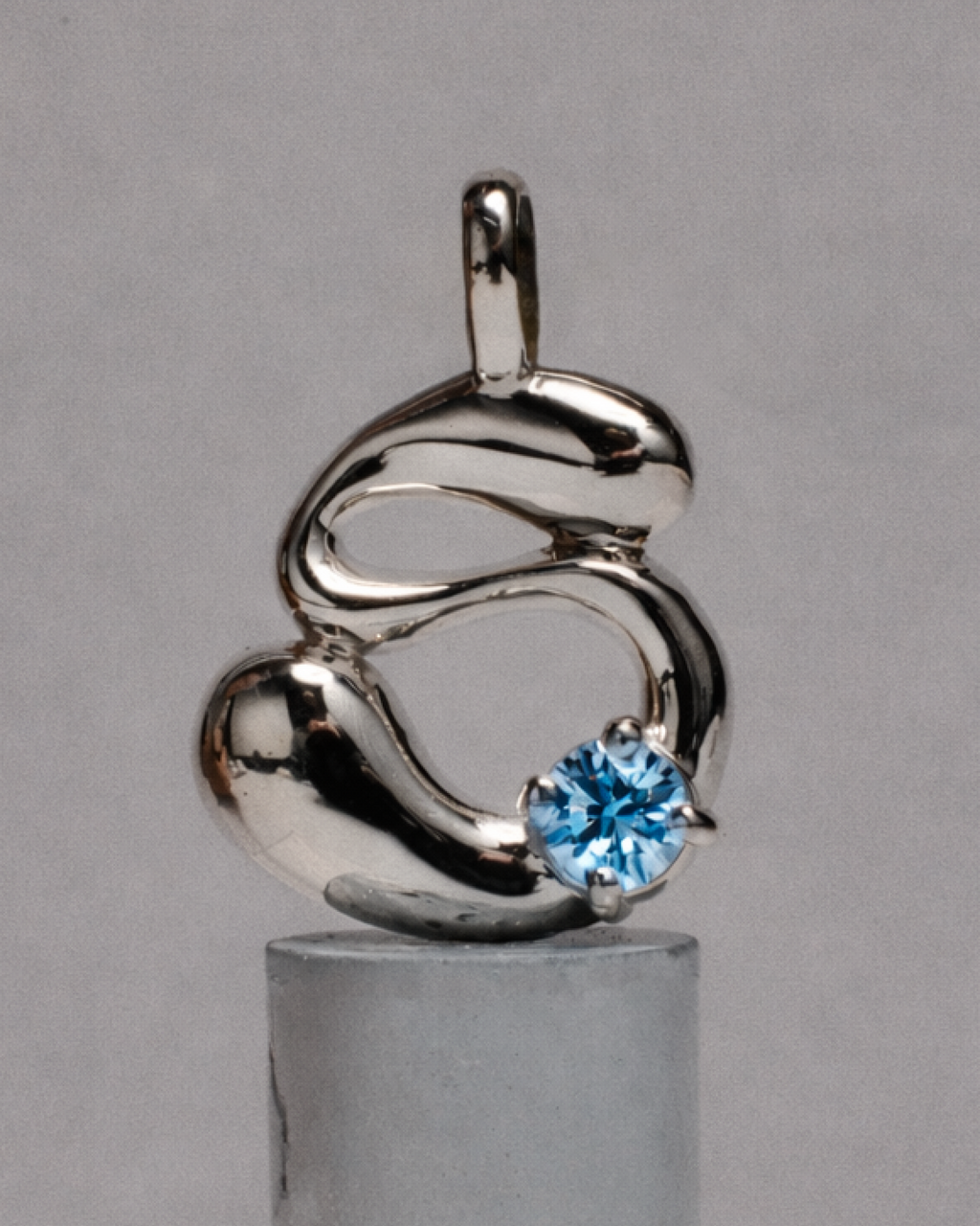 Blue Topaz Necklace