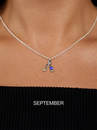 Birthstone Letter Necklace