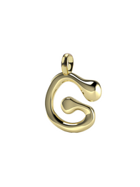 10K Gold Say My Name Pendant "A-Z"