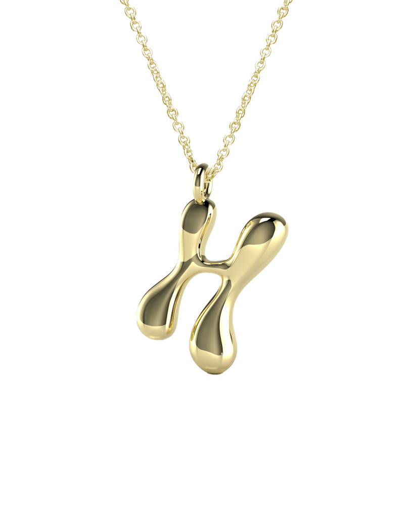 10K Gold Say My Name Necklace "A-Z"