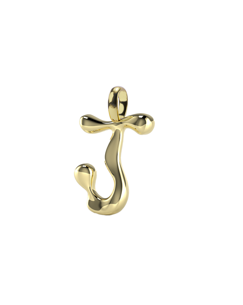 10K Gold Say My Name Pendant "A-Z"