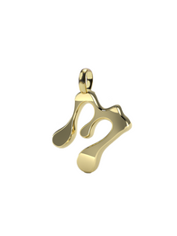 10K Gold Say My Name Pendant "A-Z"