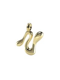 10K Gold Say My Name Pendant "A-Z"