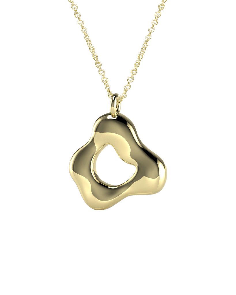 10K Gold Say My Name Necklace "A-Z"