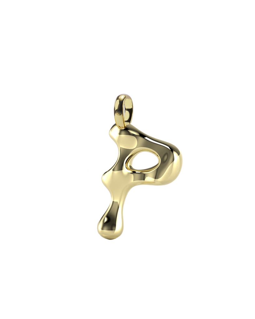 10K Gold Say My Name Pendant "A-Z"