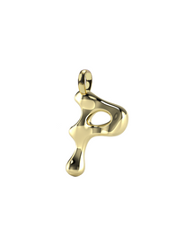 10K Gold Say My Name Pendant "A-Z"