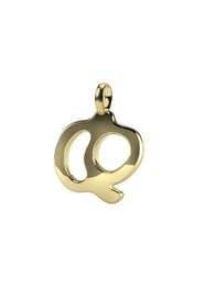 10K Gold Say My Name Pendant "A-Z"