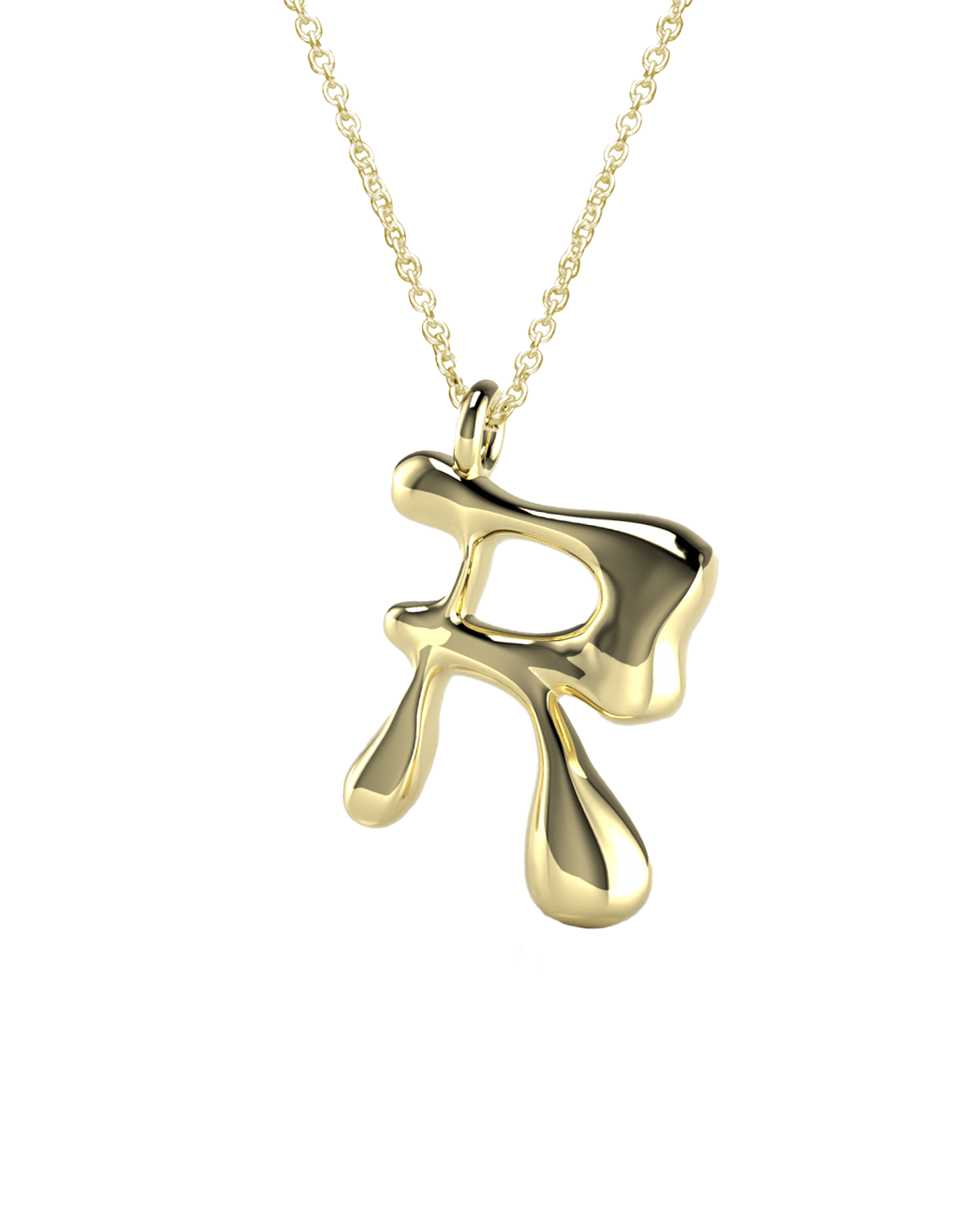 Gold Say My Name Necklace "A-Z"