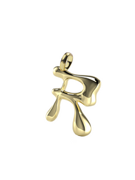 10K Gold Say My Name Pendant "A-Z"