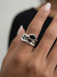 Gen 5 Onyx Teardrop Tech Ring Cover
