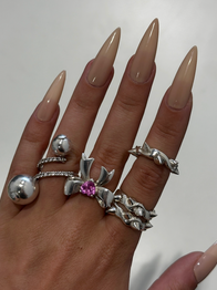 Bow Ring with Gem