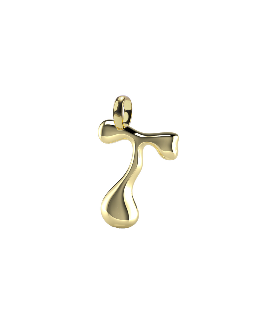 10K Gold Say My Name Pendant "A-Z"