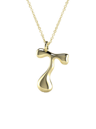 10K Gold Say My Name Necklace "A-Z"