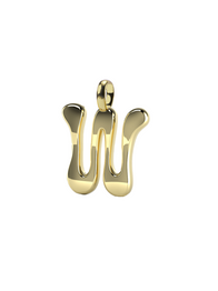 10K Gold Say My Name Pendant "A-Z"