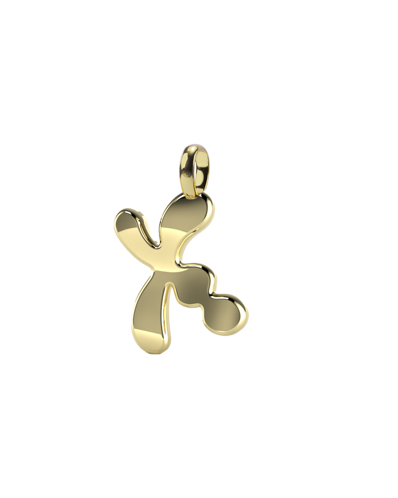 10K Gold Say My Name Pendant "A-Z"