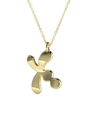 10K Gold Say My Name Necklace "A-Z"