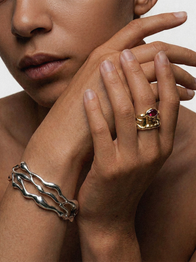 Ruby Teardrop Tech Ring Cover