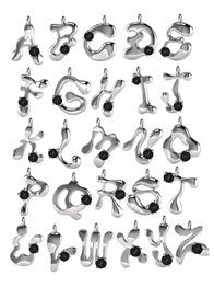 Birthstone Letter Necklace