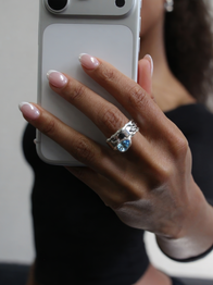 Gen 5 Blue Teardrop Tech Ring Cover