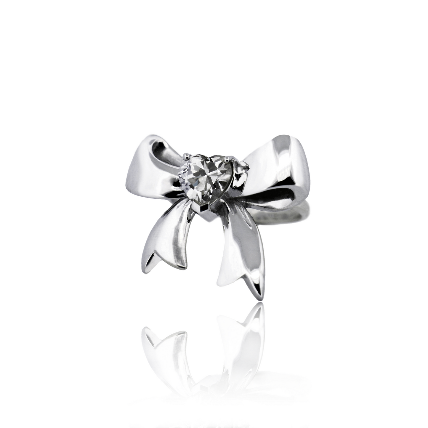 Bow Ring with Gem