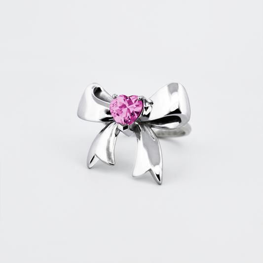 Bow Ring with Gem