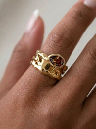 Gen 5 Smoky Quartz Teardrop GV Tech Ring Cover