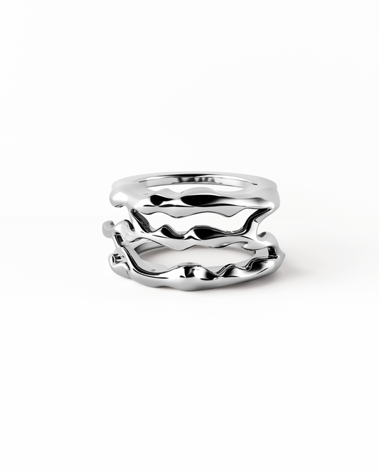Elixir Tech Ring Cover / 925 Sterling Silver