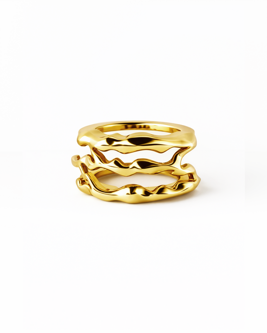 Elixir Tech Ring Cover / 14K Yellow Gold