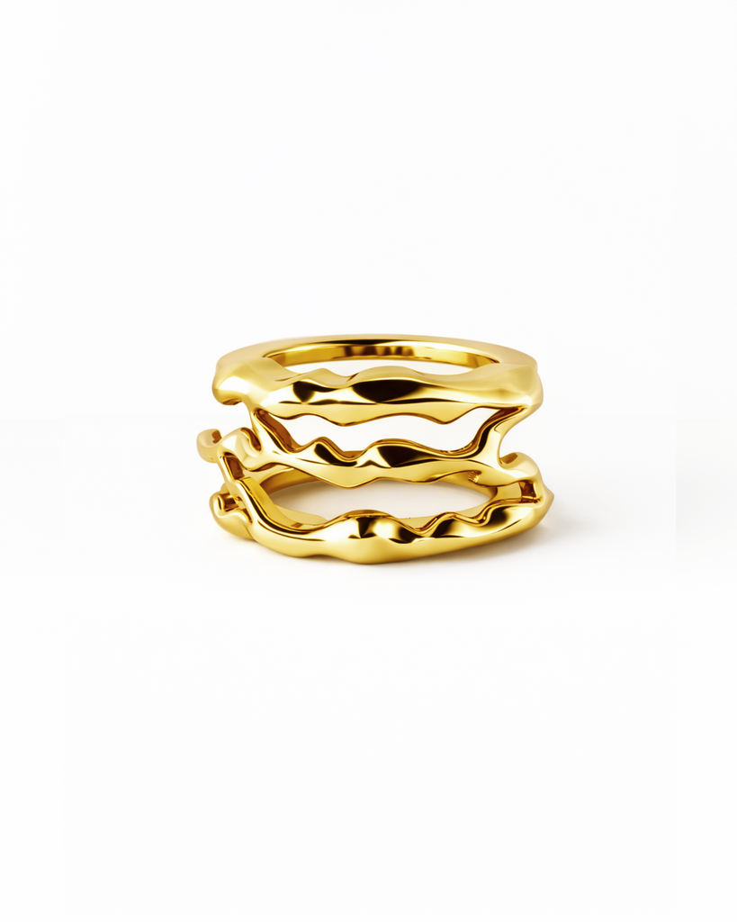 Elixir Tech Ring Cover / 14K Yellow Gold