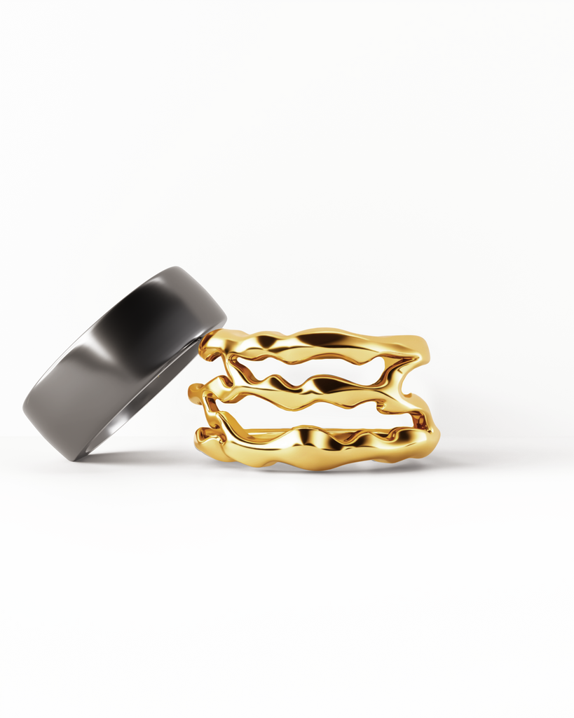 Elixir Tech Ring Cover / 18K Gold Vermeil