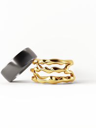 Elixir Tech Ring Cover / 18K Gold Vermeil