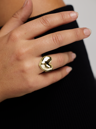 10K Gold Heart Ring
