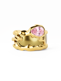 Pink Teardrop Tech Ring Cover