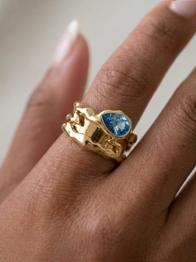 Gen 5 Blue Teardrop GV Tech Ring Cover