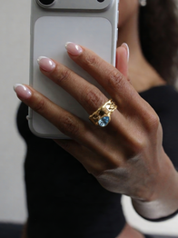 Gen 5 Blue Teardrop GV Tech Ring Cover