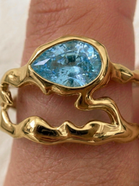 Gen 5 Blue Teardrop GV Tech Ring Cover