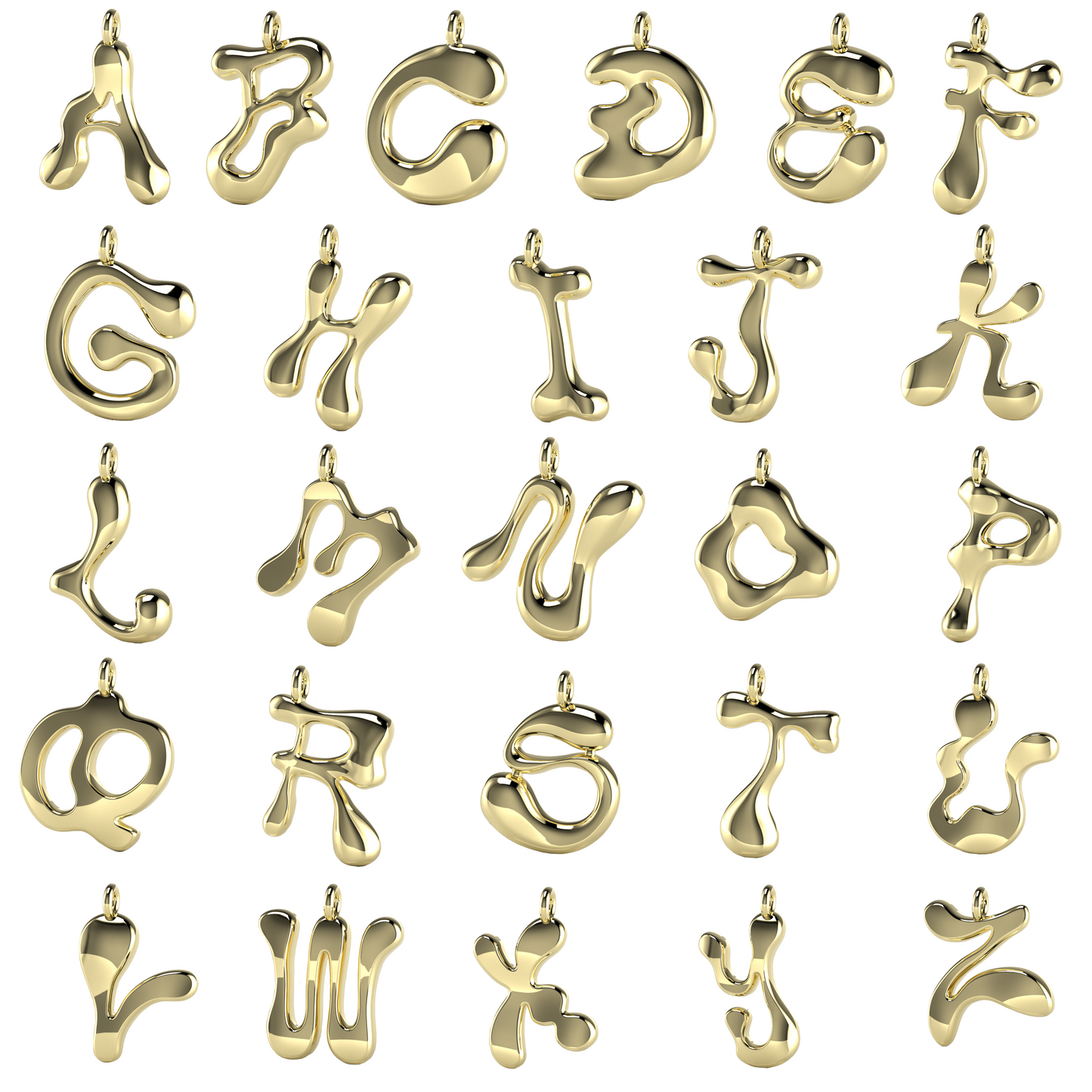 Say My Name Pendant "A-Z" GOLD
