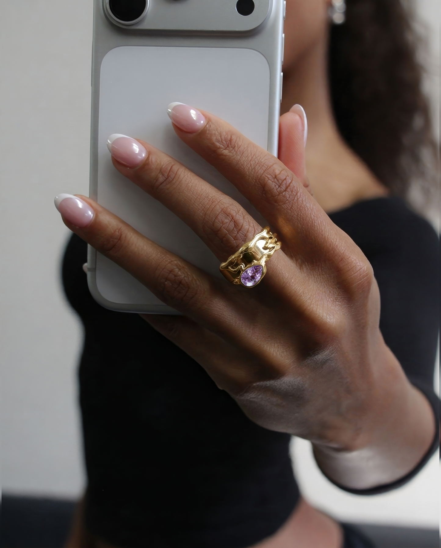 Gen 5 Lilac Teardrop Tech Ring Cover