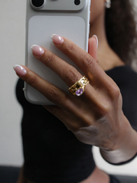 Gen 5 Lilac Teardrop Tech Ring Cover