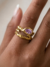 Gen 5 Lilac Teardrop Tech Ring Cover