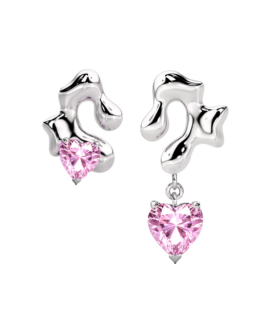 Heart in Question Earrings