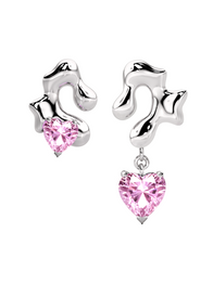 Heart in Question Earrings