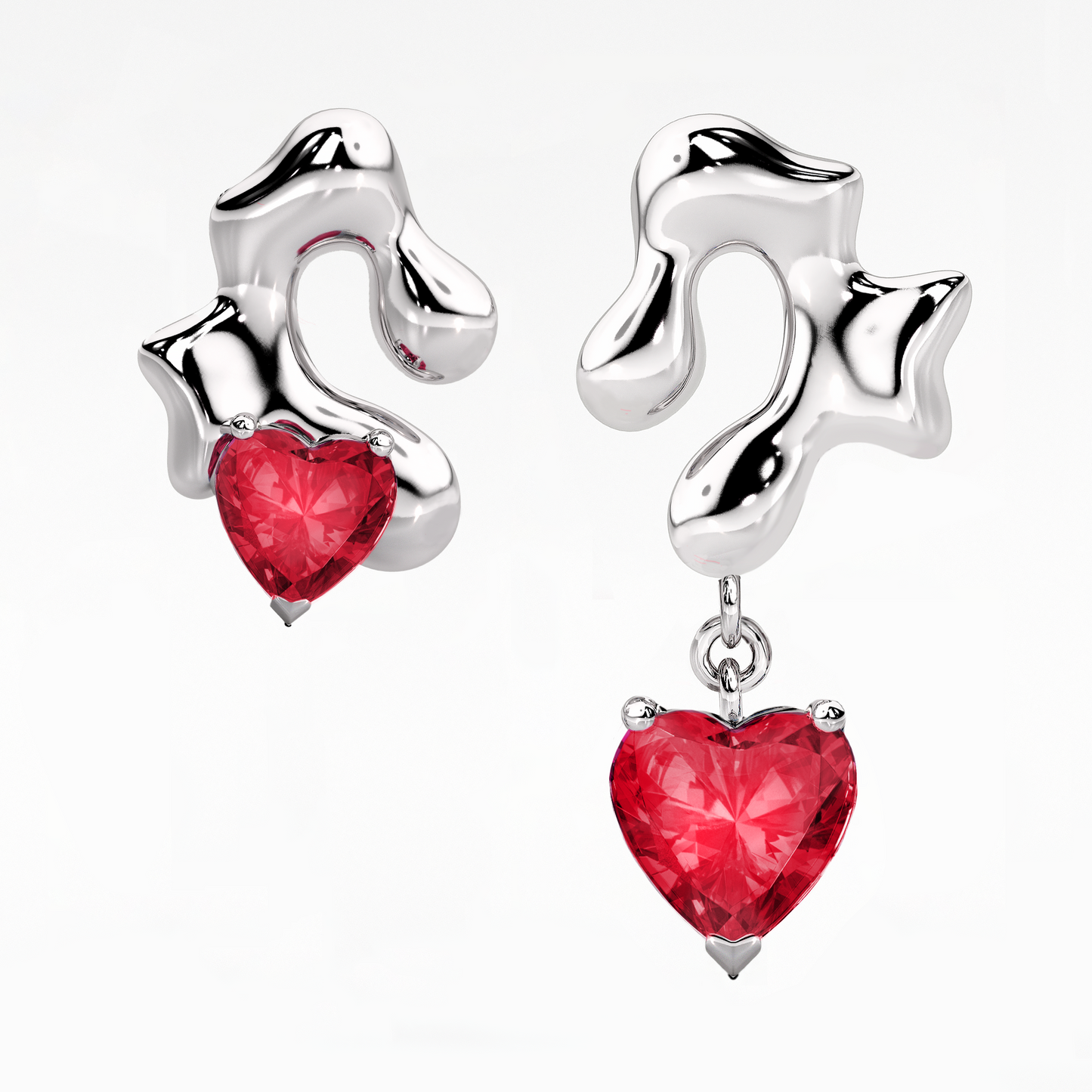 Heart in Question Earrings