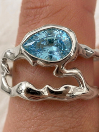 Gen 5 Blue Teardrop Tech Ring Cover