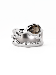 Teardrop Tech Ring Cover / 925 Sterling Silver