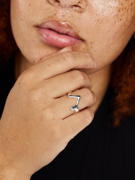 Sculptural Silver Ring – Squiggle Ring | STEFF ELEOFF – Steff Eleoff Sculptural Silver Ring – Squiggle Ring | STEFF ELEOFF – Steff Eleoff